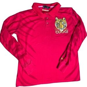 COOGI red tiger polo XL